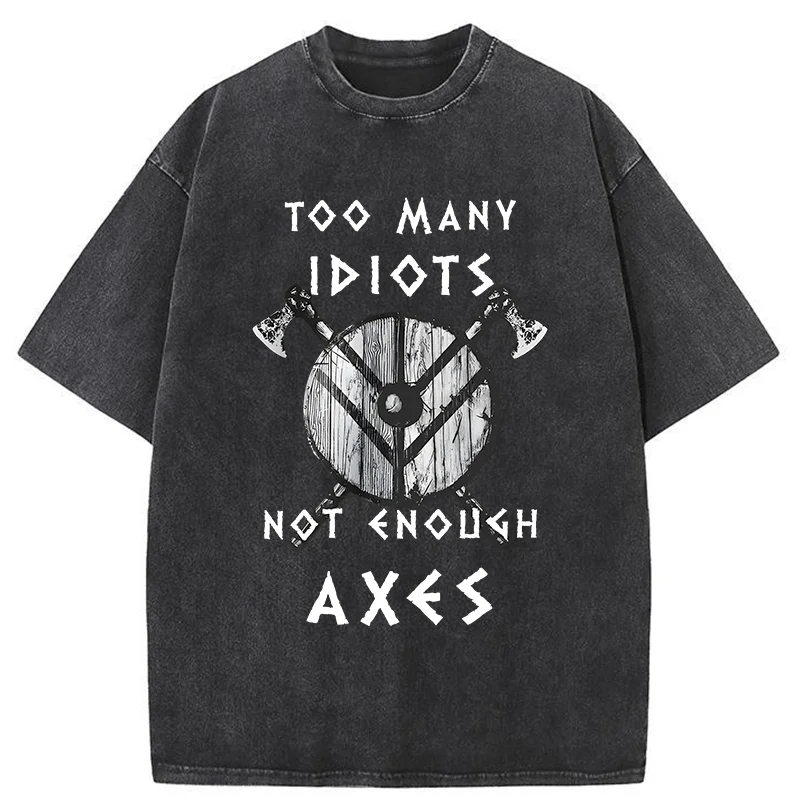 Tokyo-Tiger Viking Quotes Meme Washed T-Shirt