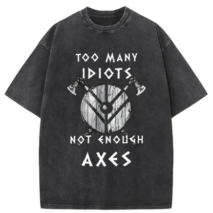 Tokyo-Tiger Viking Quotes Meme Washed T-Shirt