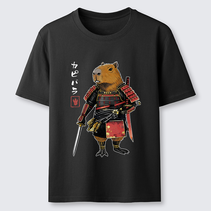 Tokyo-Tiger Capybara Samurai Wearing Armor Classic T-Shirt