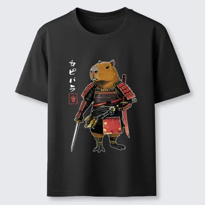 Tokyo-Tiger Capybara Samurai Wearing Armor Classic T-Shirt