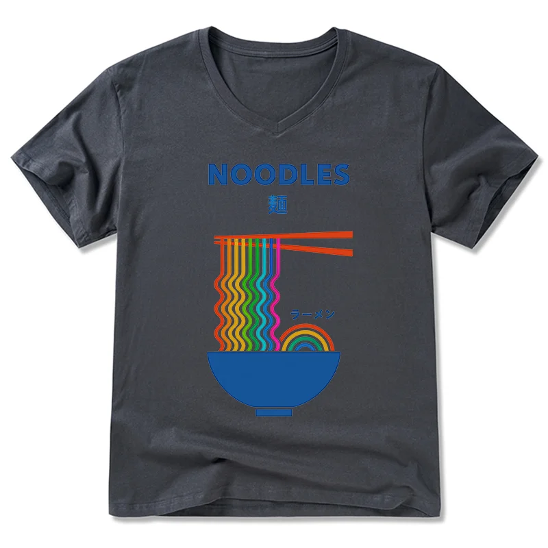 Tokyo-Tiger Rainbow Ramen V-Neck Classic T-Shirt