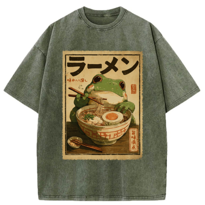 Tokyo-Tiger Ramen Bliss Washed T-Shirt
