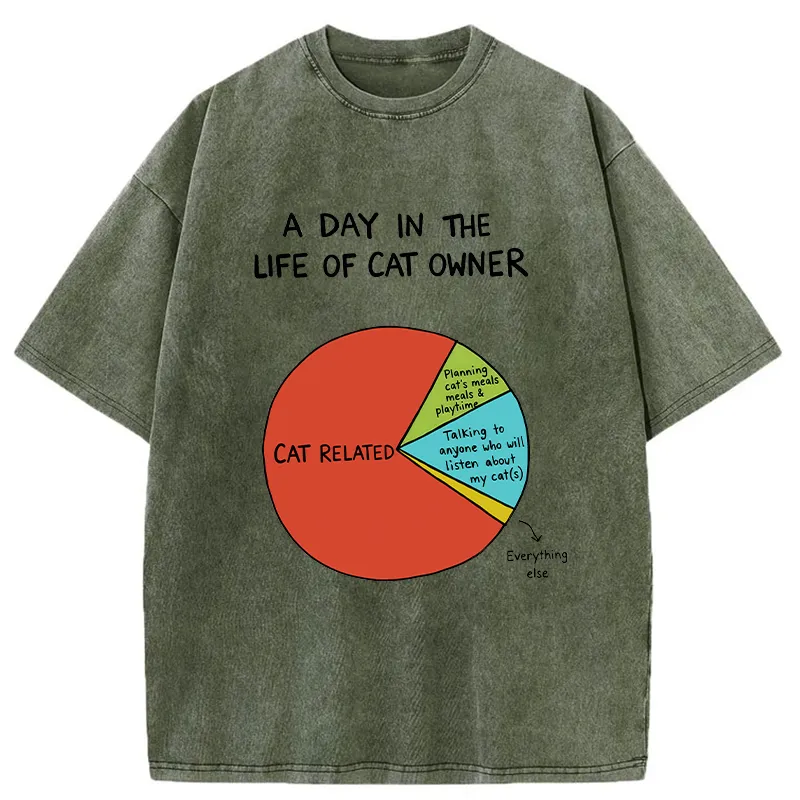 Tokyo-Tiger Centered Around The Life Of A Cat Washed T-Shirt