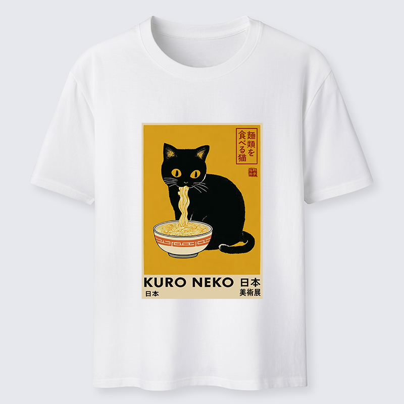 Tokyo-Tiger Kuro Neko Ramen Classic T-Shirt