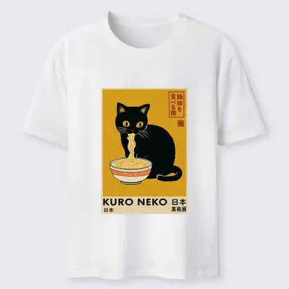Tokyo-Tiger Kuro Neko Ramen Classic T-Shirt