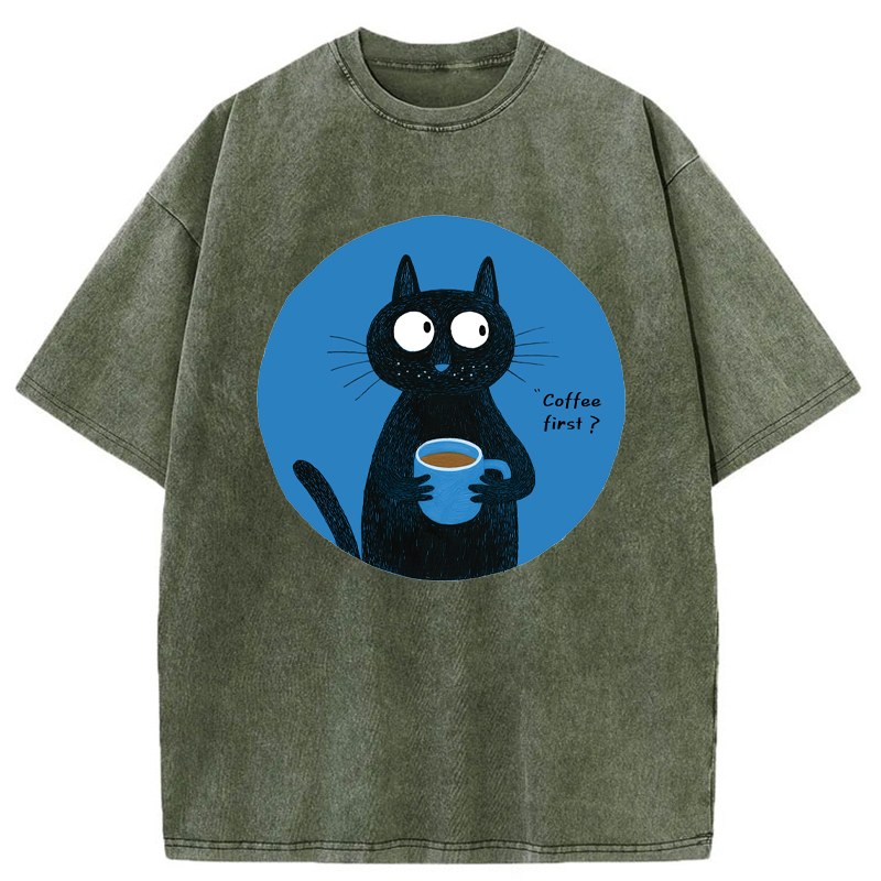 Tokyo-Tiger Coffee First Washed T-Shirt