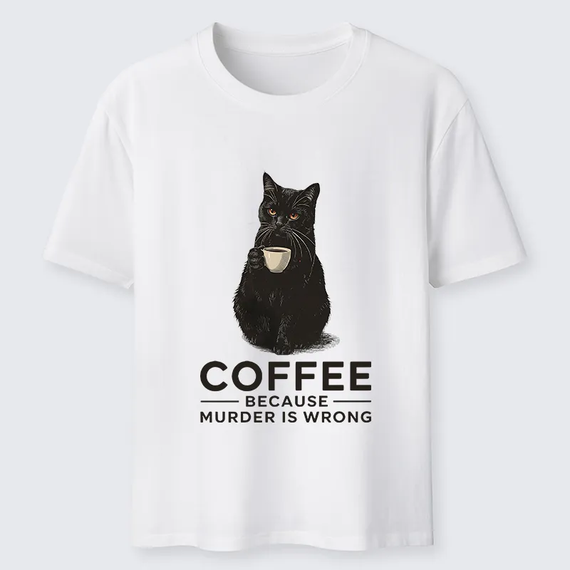 Tokyo-Tiger Can't Commit Murder So I'll Drink Coffee Classic T-Shirt