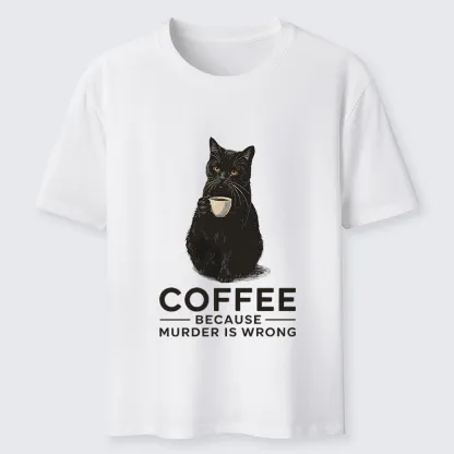 Tokyo-Tiger Can't Commit Murder So I'll Drink Coffee Classic T-Shirt