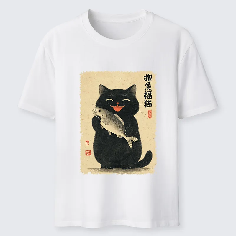 Tokyo-Tiger A Lucky Cat’s Catch Classic T-Shirt