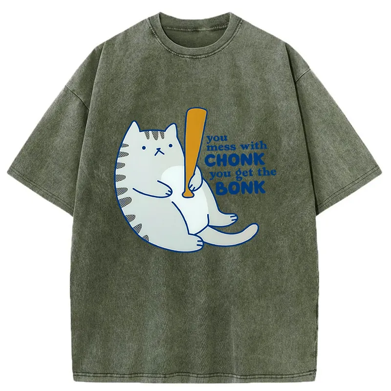 Tokyo-Tiger Get Beaten By The Cat Washed T-Shirt