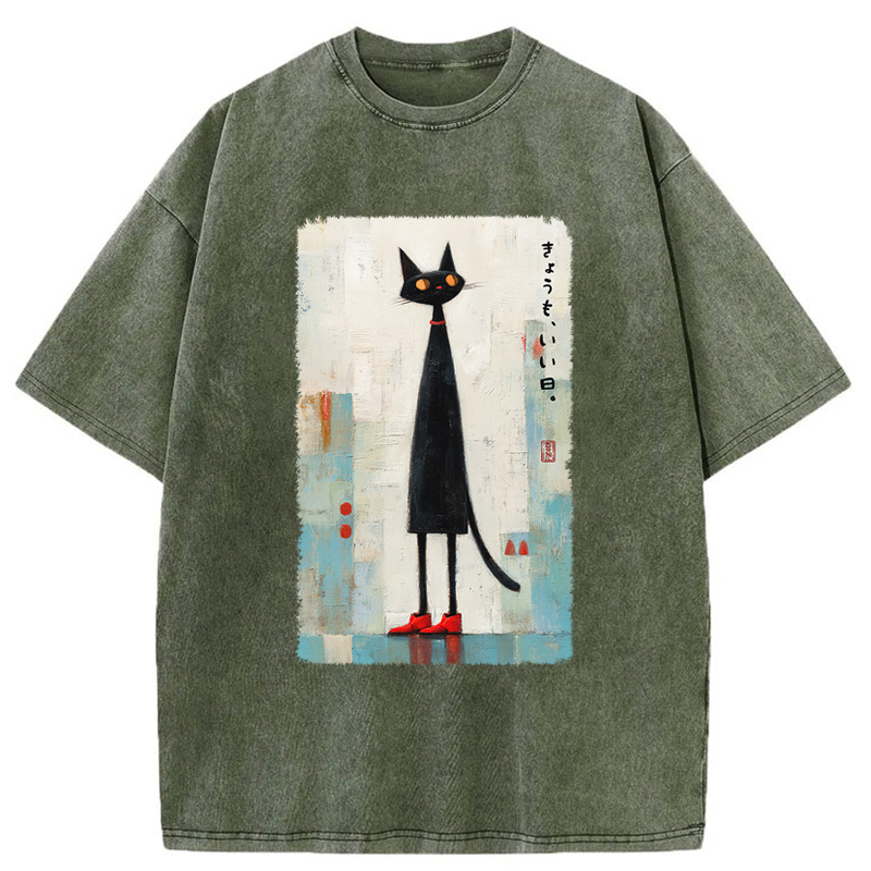 Tokyo-Tiger Another Good Day Washed T-Shirt