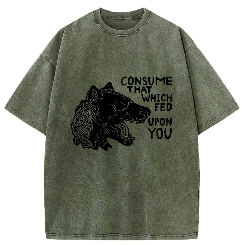 Tokyo-Tiger Rebellious Hyenas Washed T-Shirt
