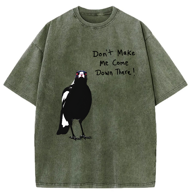 Tokyo-Tiger Angry Crow Meme Washed T-Shirt