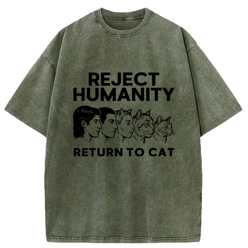 Tokyo-Tiger Return The Cat Washed T-Shirt