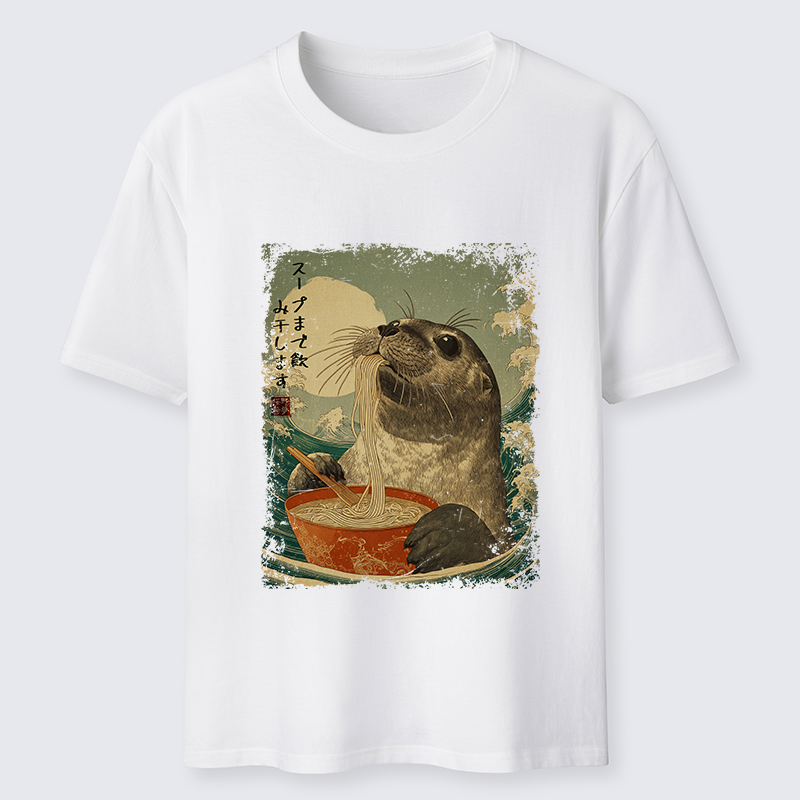 Tokyo-Tiger Slurp Like a Seal Classic T-Shirt