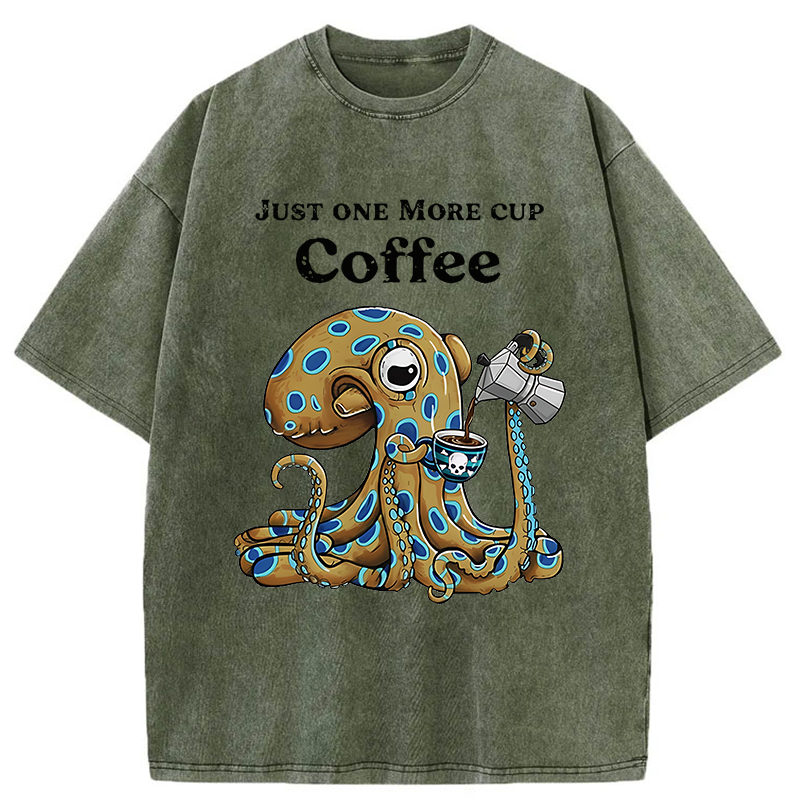 Tokyo-Tiger Poisoned Coffee Washed T-Shirt