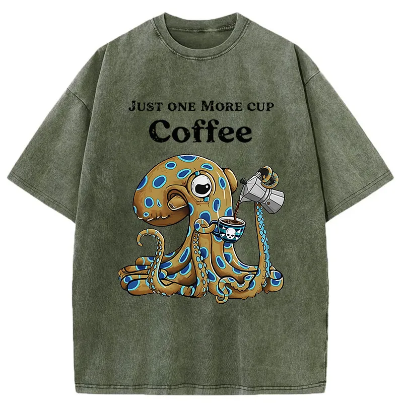 Tokyo-Tiger Poisoned Coffee Washed T-Shirt