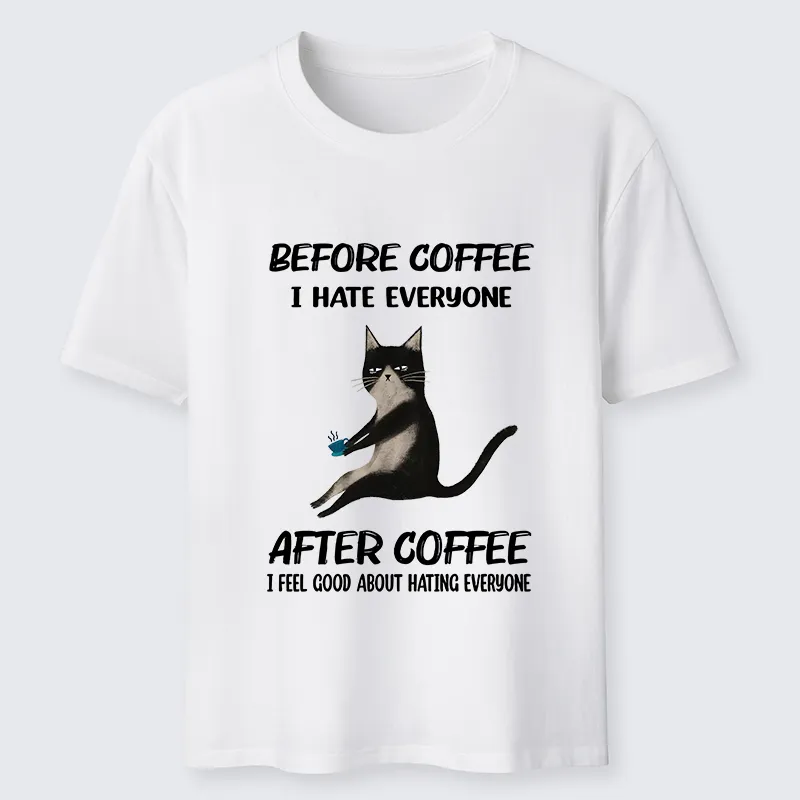 Tokyo-Tiger Hate Everyone After Drinking Coffee Classic T-Shirt