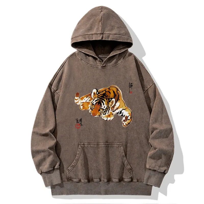 Tokyo-Tiger Tiger Cub Washed Hoodie