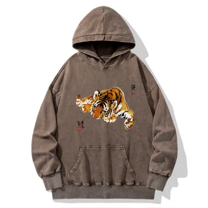 Tokyo-Tiger Tiger Cub Washed Hoodie