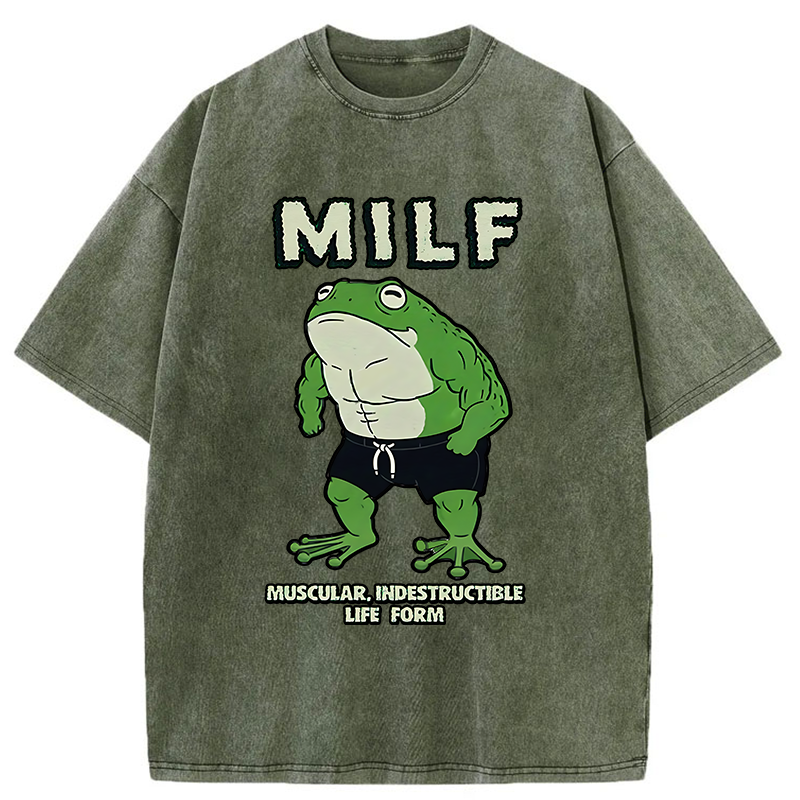 Tokyo-Tiger MILF Frog Washed T-Shirt