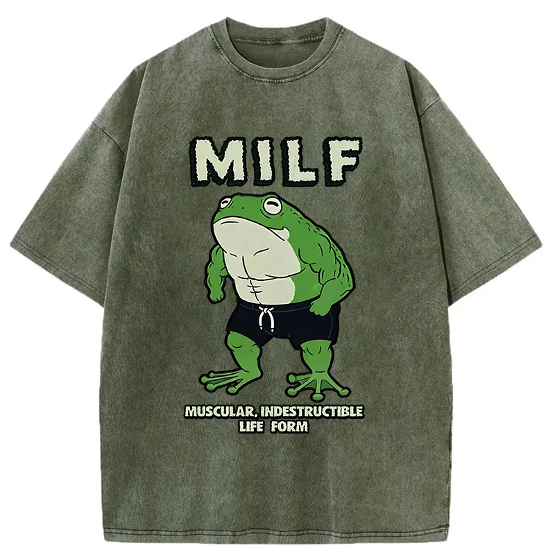 Tokyo-Tiger MILF Frog Washed T-Shirt