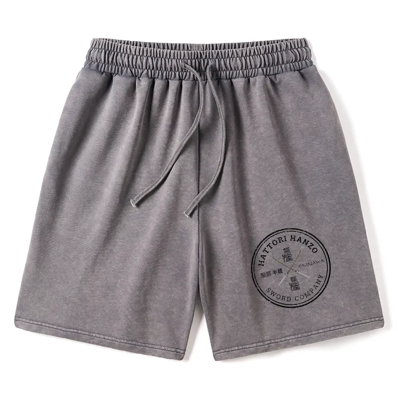Tokyo-Tiger Hattori Hanzo Sword Company Washed Shorts