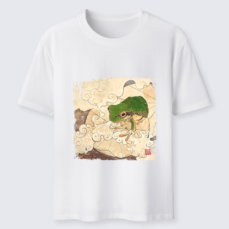Tokyo-Tiger Vintage Frog Painting Classic T-Shirt