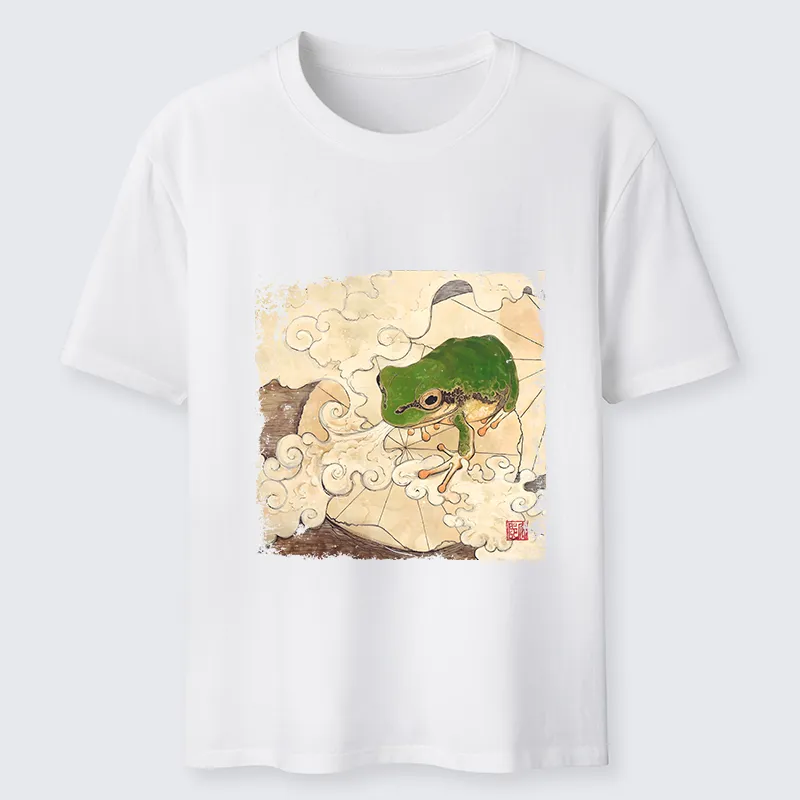 Tokyo-Tiger Vintage Frog Painting Classic T-Shirt