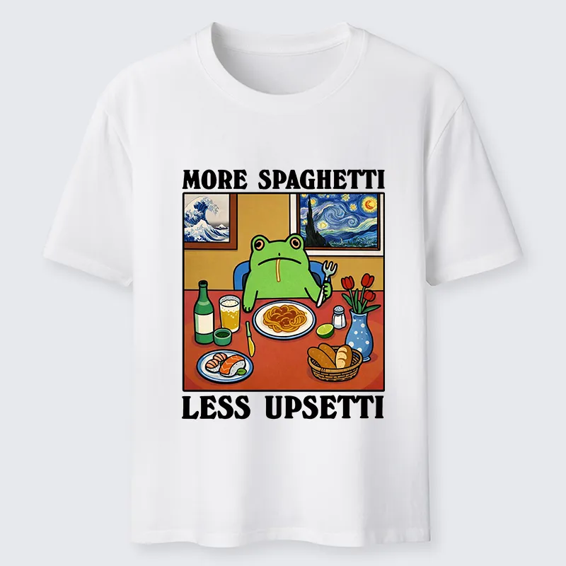 Tokyo-Tiger More Spaghetti Less Upsetti Frog Classic T-Shirt
