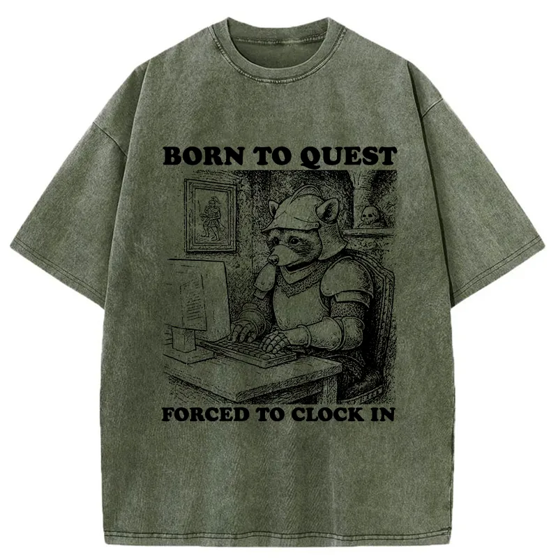 Tokyo-Tiger Loss Of Freedom Due To Work Washed T-Shirt