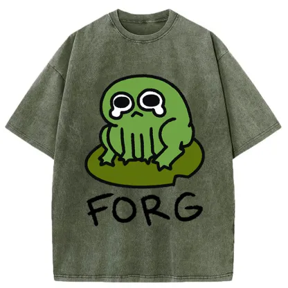 Tokyo-Tiger Sad Forg Washed T-Shirt