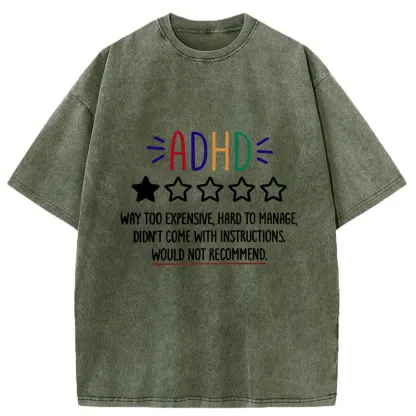 Tokyo-Tiger Evaluate ADHD Washed T-Shirt