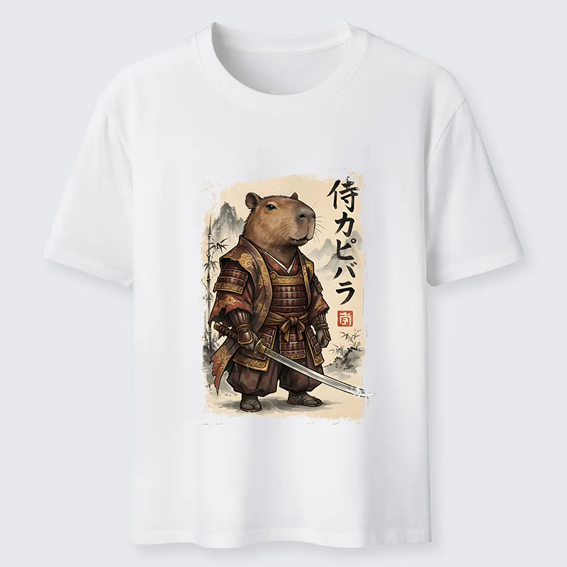 Tokyo-Tiger Samurai Capybara Classic T-Shirt