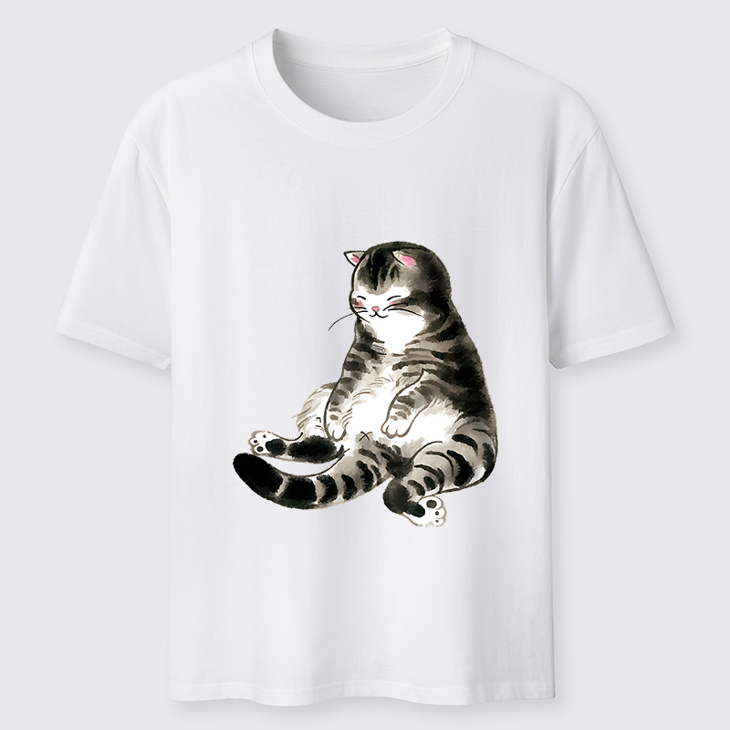 Tokyo-Tiger Ink Painting Cute Cat Classic T-Shirt