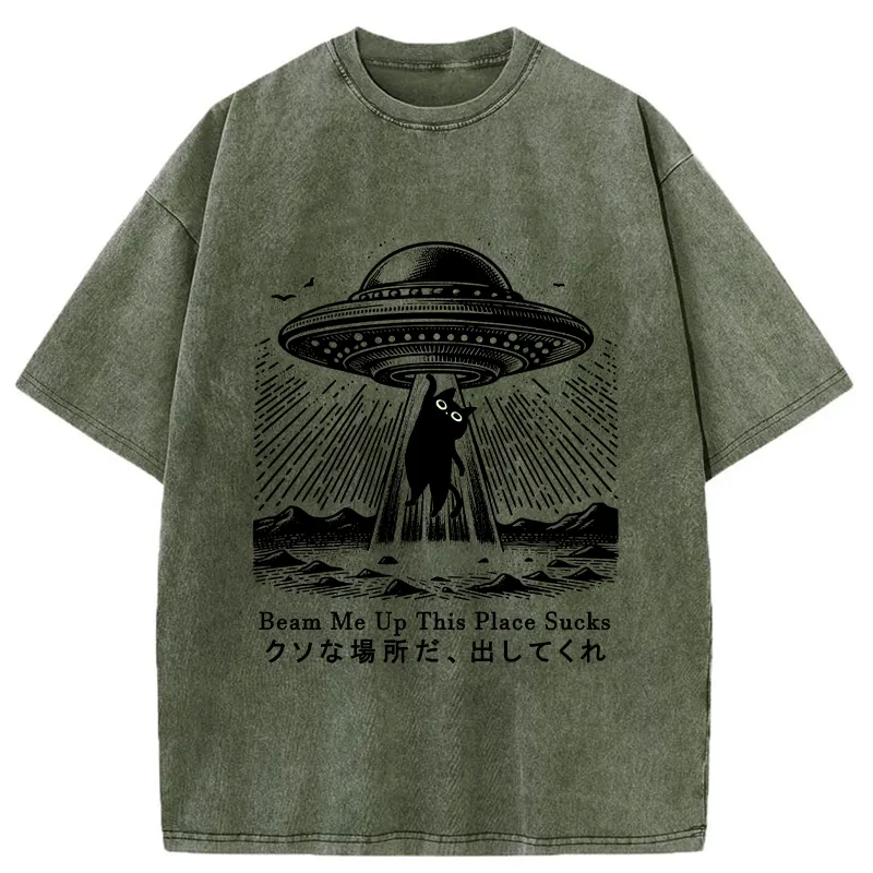Tokyo-Tiger Please Take Me Away Washed T-Shirt