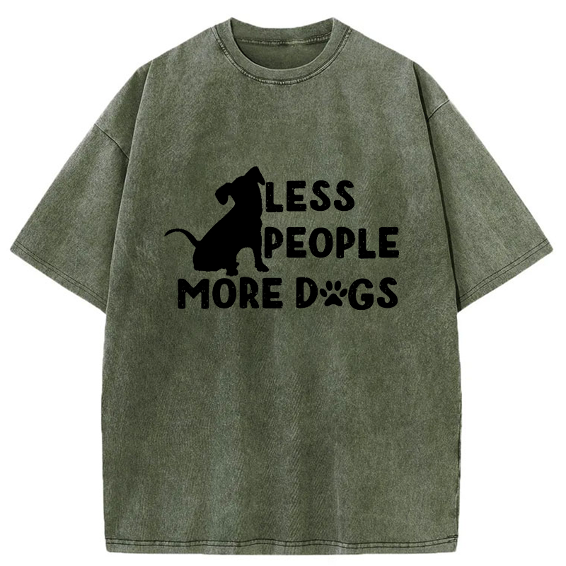 Tokyo-Tiger Fewer People More Dogs Washed T-Shirt