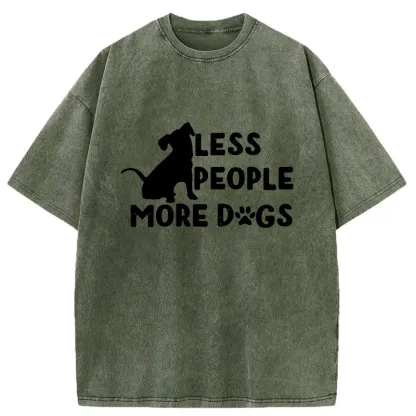 Tokyo-Tiger Fewer People More Dogs Washed T-Shirt