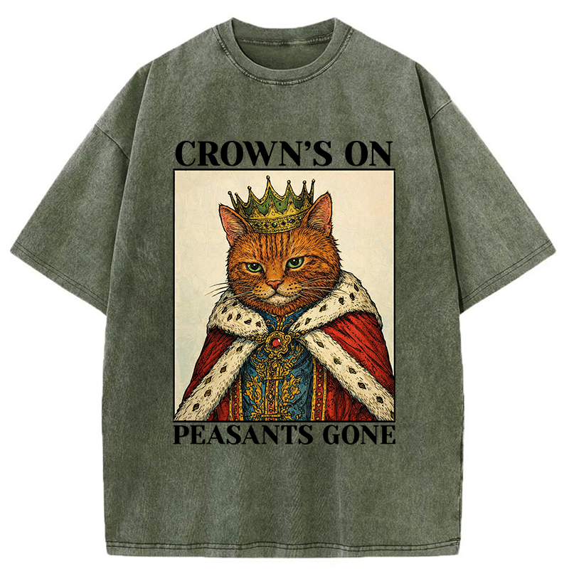 Tokyo-Tiger Today I Am My Own King Washed T-Shirt
