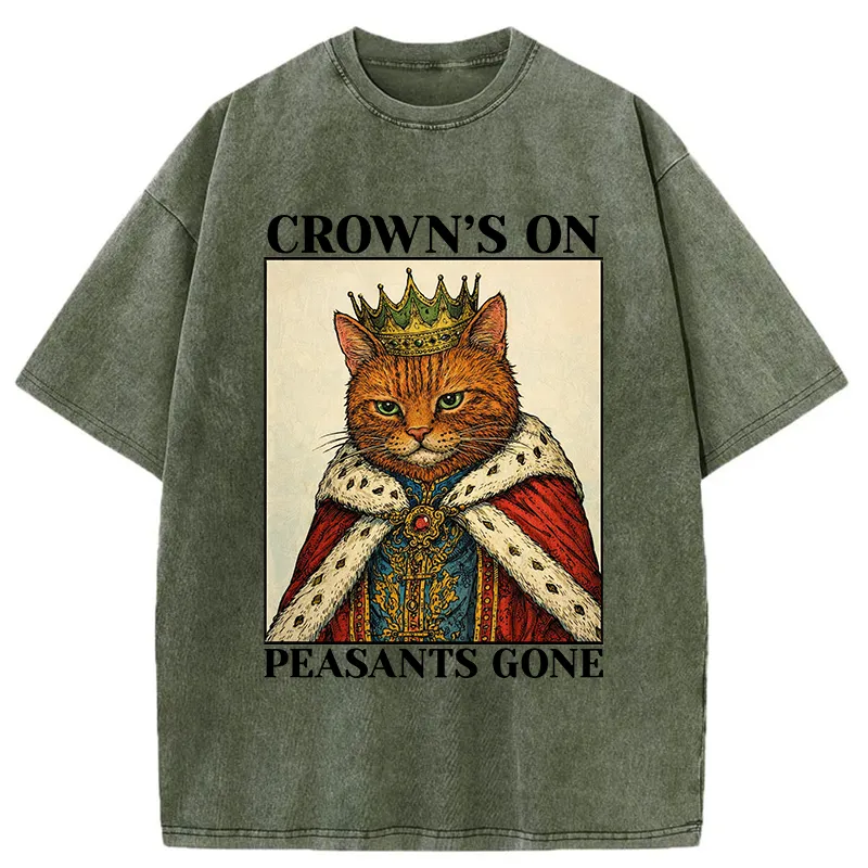 Tokyo-Tiger Today I Am My Own King Washed T-Shirt