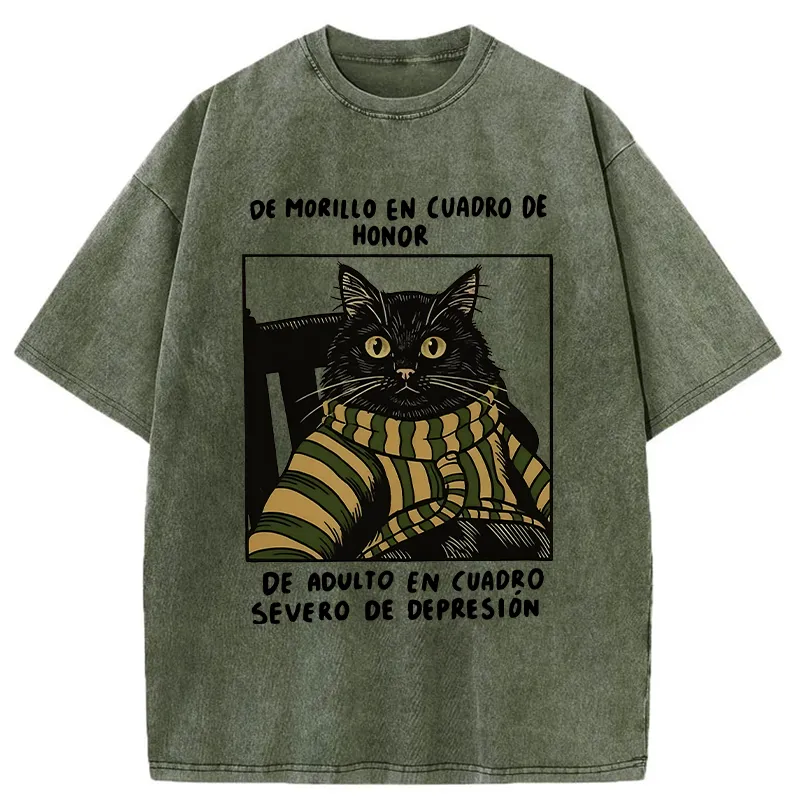 Tokyo-Tiger Life Of Contrast Washed T-Shirt
