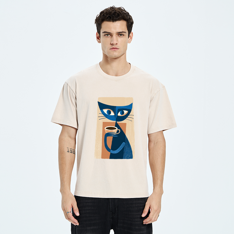 Tokyo-Tiger Morning Ritual Washed T-Shirt