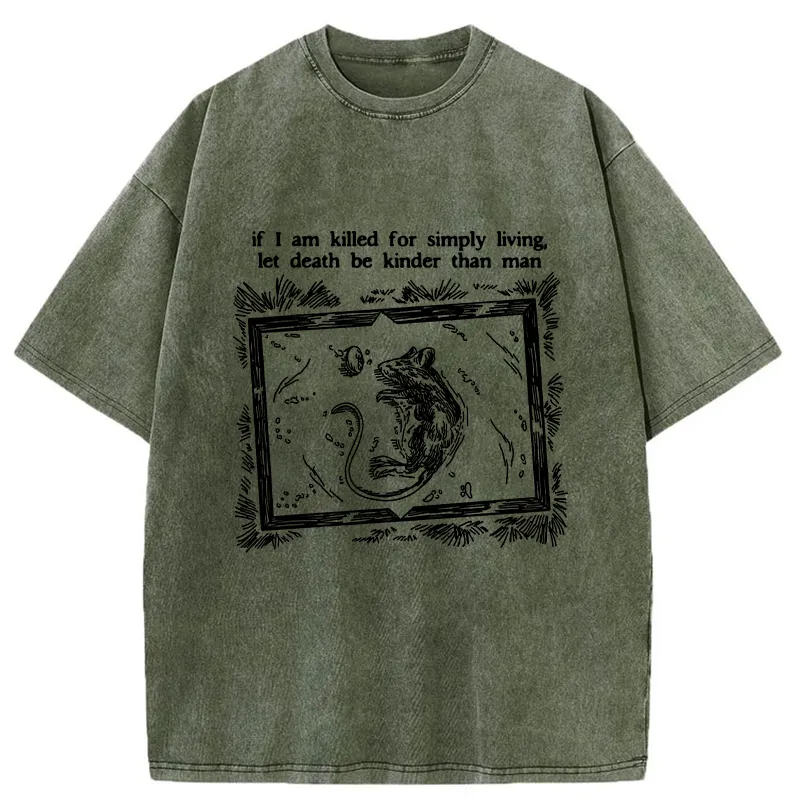 Tokyo-Tiger Mouse's Last Wish Washed T-Shirt