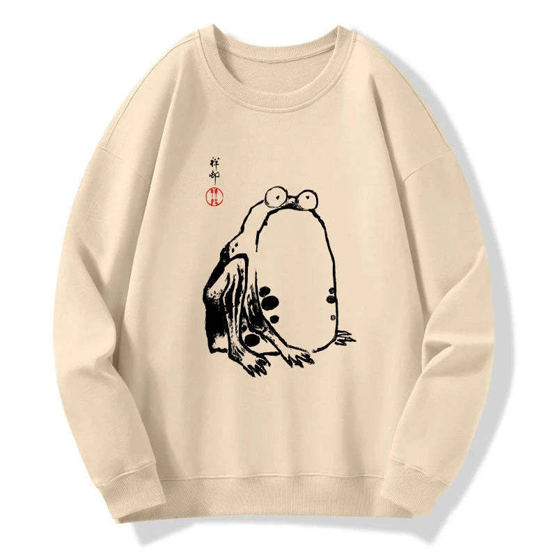 Tokyo-Tiger Grumpy Frog Matsumoto Hoji Sweatshirt