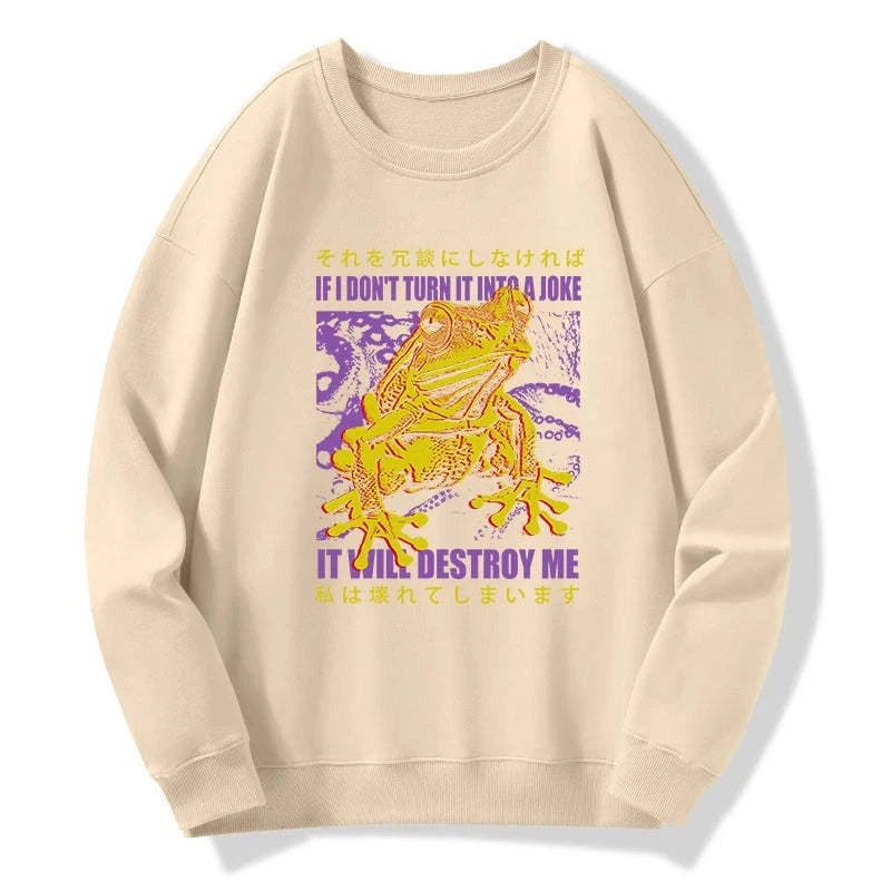 Tokyo-Tiger A Frog Prone To Emotional Breakdown Sweatshirt