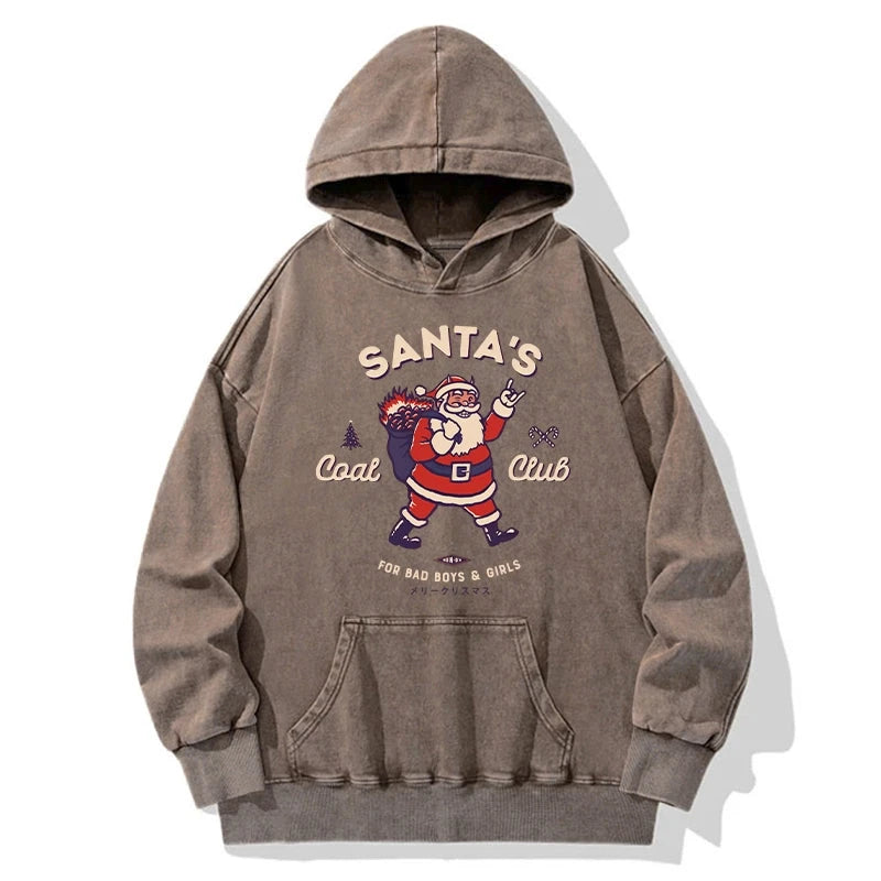Tokyo-Tiger Santa's Coal Club Japan Washed Hoodie