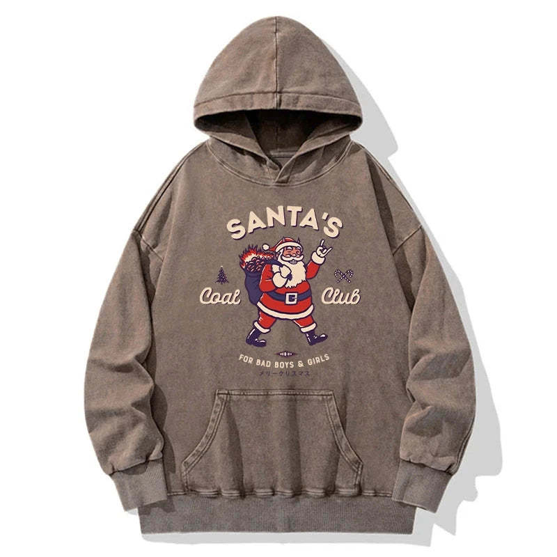 Tokyo-Tiger Santa's Coal Club Japan Washed Hoodie