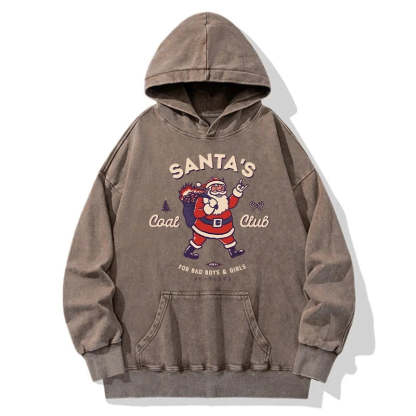 Tokyo-Tiger Santa's Coal Club Japan Washed Hoodie