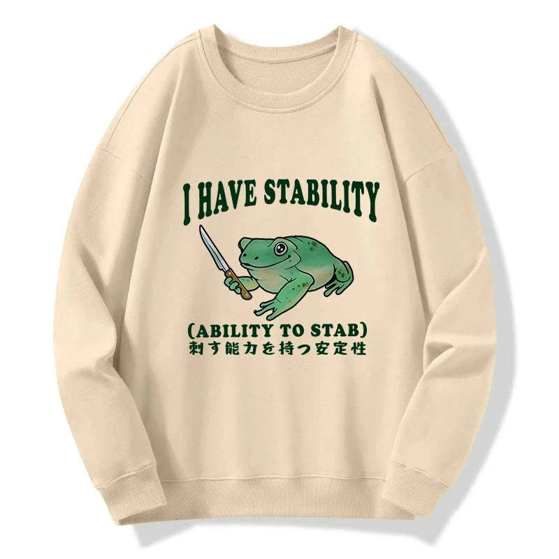 Tokyo-Tiger Mentally Stable Assassin Frog Sweatshirt