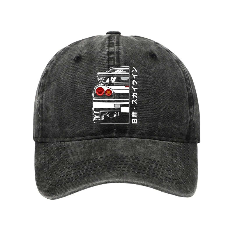 Tokyo-Tiger Nissan Skyline GTR R34 Washed Cap